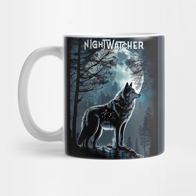 Night Watcher Wolf by ABART BY ALEXST 